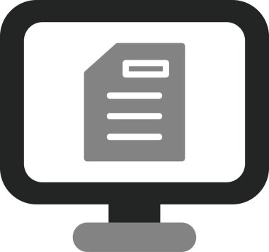 Basit Uygulama simgesinin vektör çizimi