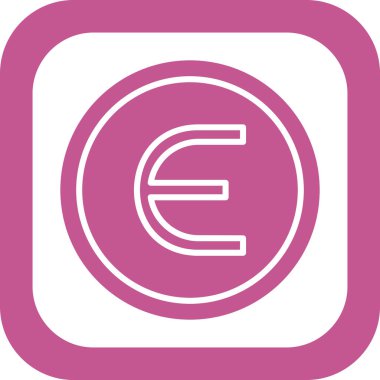 Epsilon web simgesi vektör illüstrasyonu