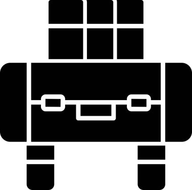 Bir tablo simgesinin vektör illüstrasyonu