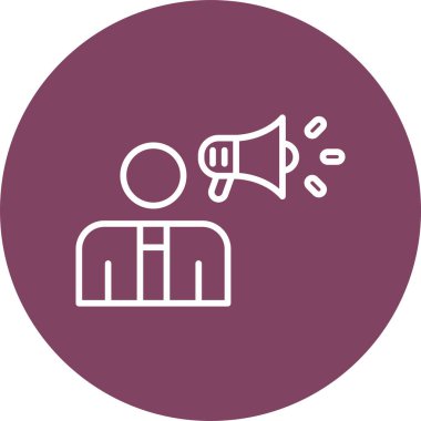 Etkileyici. Web simgesi basit illüstrasyon