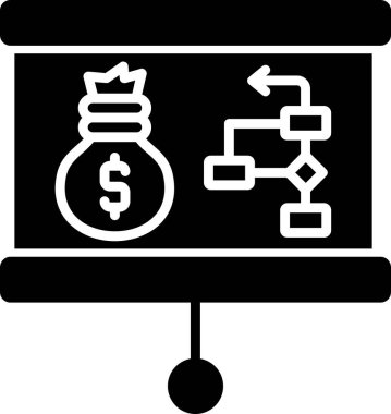 Planlama. Web simgesi basit tasarım 