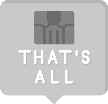 Hepsi metin simgesi, vektör illüstrasyonu 