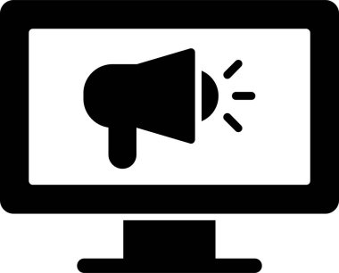 Eylem simgesine çağrı, vektör illüstrasyonu