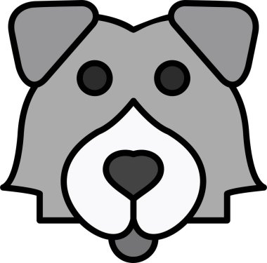 Shetland Çoban Köpeği logosu. hayvan karakter simgesi. 