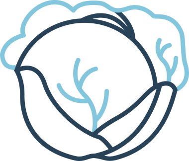 Lahana. Web simgesi basit tasarım 