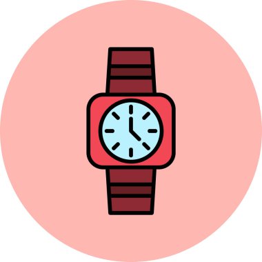 smartwatch simgesi, vektör illüstrasyonu basit tasarım