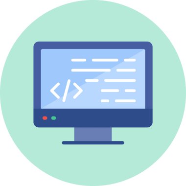 Web simgesi programlaması basit illüstrasyon