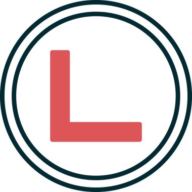 Sağ Açı. Web simgesi basit illüstrasyon