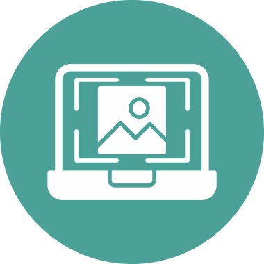 Çözüm. Web simgesi basit illüstrasyon 