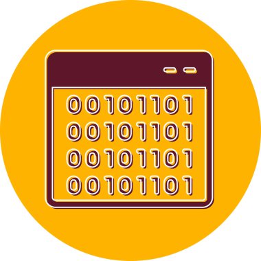 Tarayıcı modern simgesinin vektör illüstrasyonu