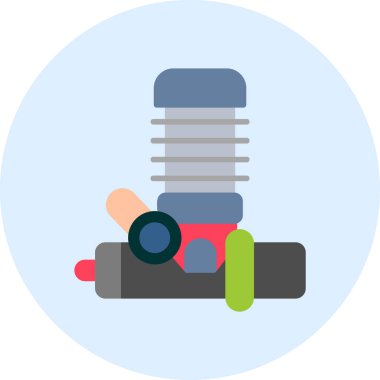 Modern Motor simgesinin vektör çizimi       