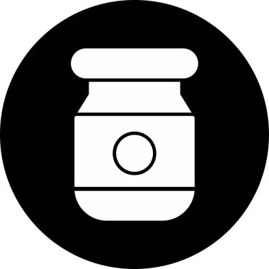 Reçel. Web simgesi basit illüstrasyon 