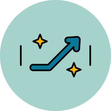 Basit oklar. Web simgesi illüstrasyonu