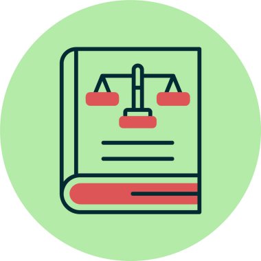 Kitap adalet dengesi ikonu - adalet kategorisi