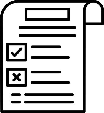 Kurallar. Web simgesi basit illüstrasyon