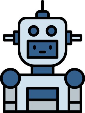 Uzaylı robotun temel doğrusal portresi 