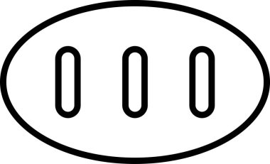 Fırın web simgesi vektör illüstrasyonu