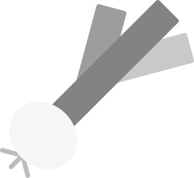 Pırasa web simgesi vektör illüstrasyonu