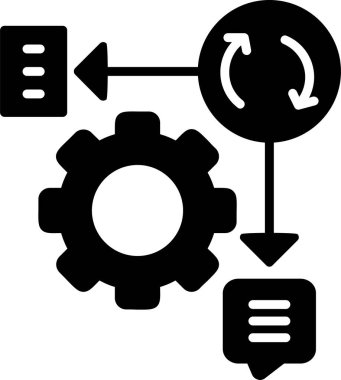 Çevik ağ simgesi vektör illüstrasyonu