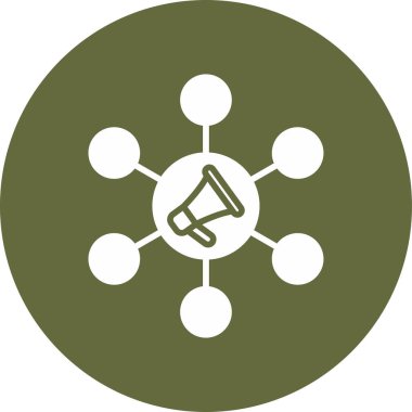 Virüs gibi. Web simgesi basit illüstrasyon