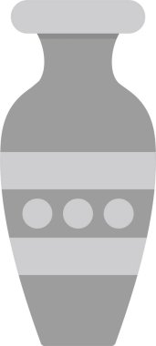 Vazo. Web simgesi basit illüstrasyon