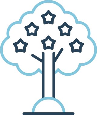 Linden web simgesi vektör illüstrasyonu