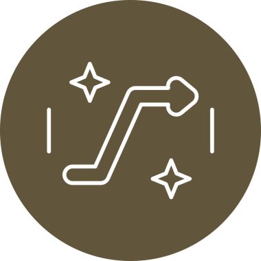 Basit oklar. Web simgesi illüstrasyonu