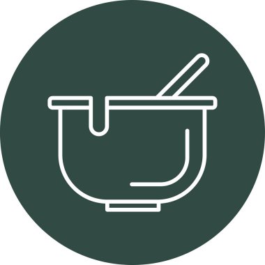 Kase web simgesi, basit vektör illüstrasyonu