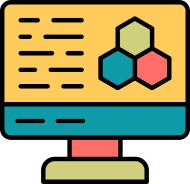 Kan Hücresi Web ikonu vektör çizimi