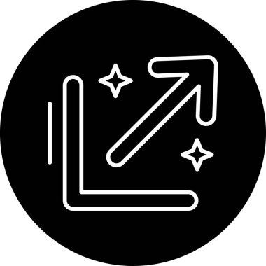 Basit oklar. Web simgesi illüstrasyonu