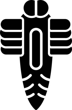 Demodex web simgesi vektör illüstrasyonu