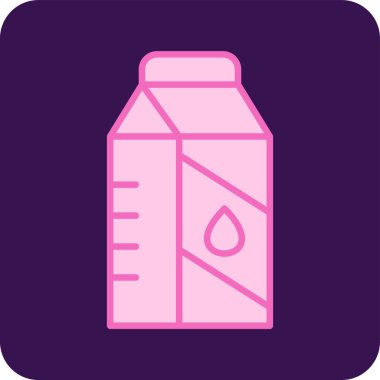 süt ağı ikonu vektör illüstrasyonu 