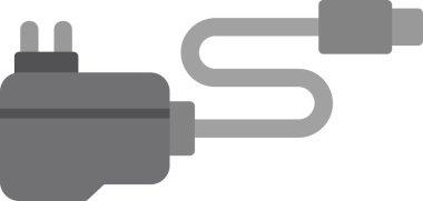 Adaptör güç dolgusu vektör illüstrasyonu 