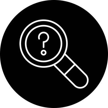 Ara. Web simgesi basit illüstrasyon 