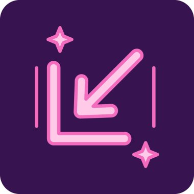 Basit oklar. Web simgesi illüstrasyonu