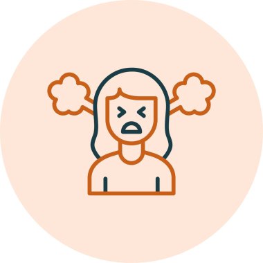 kızgın ifade vektör illüstrasyon tasarımı 