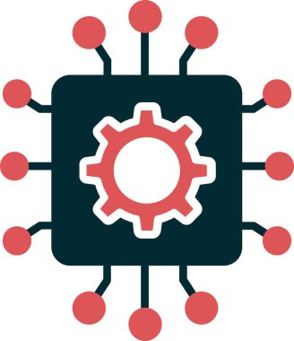 Dijital simge. Web tasarımı için özet çizim vektörü