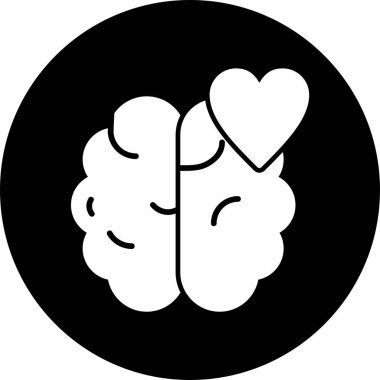 Zihinsel Sağlık ikonu konsept vektör çizimi