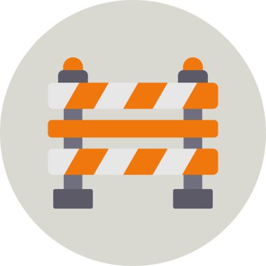 Bariyer ağ simgesi vektör illüstrasyonu