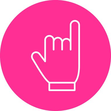 Beyaz Arkaplanda Simge Vektör İllüstrasyonuna Vaat Edin 