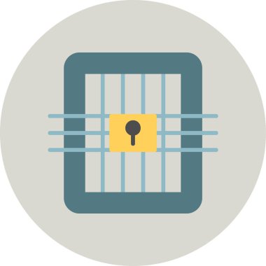 prison icon vector illustration  clipart