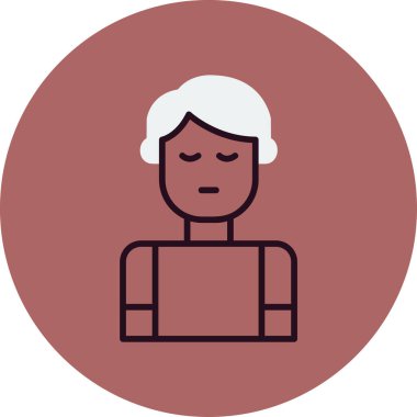 Anonim Web simgesi vektör illüstrasyonu