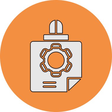 Çalışan ağ simgesi vektör illüstrasyonu