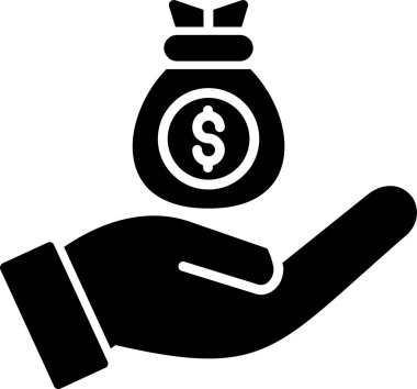  Gelir. Web simgesi basit illüstrasyon