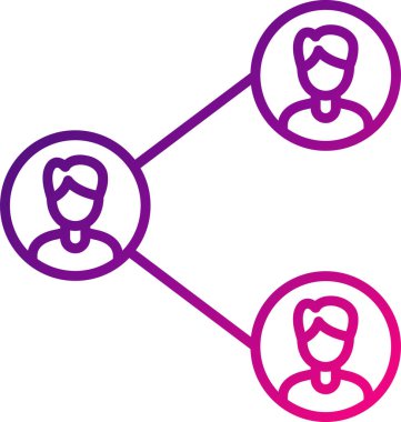 Takım çalışması. Web simgesi basit illüstrasyon