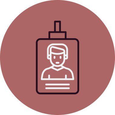 Rozet. Web simgesi basit illüstrasyon