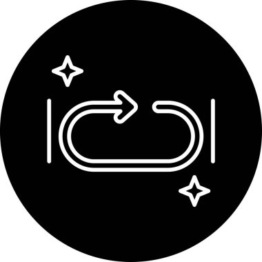 Basit oklar. Web simgesi illüstrasyonu