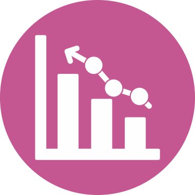 Pazar analiz simgesi vektör illüstrasyonu