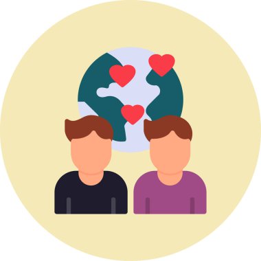 Çatallaşma. Web simgesi basit illüstrasyon