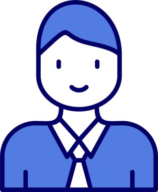 avatar. Web simgesi basit illüstrasyon 